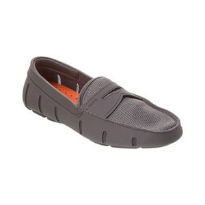 SWIMS Men's Penny Loafers, Boat & Deck Shoes, Charcoal, UK 12 EUR 46 US 13